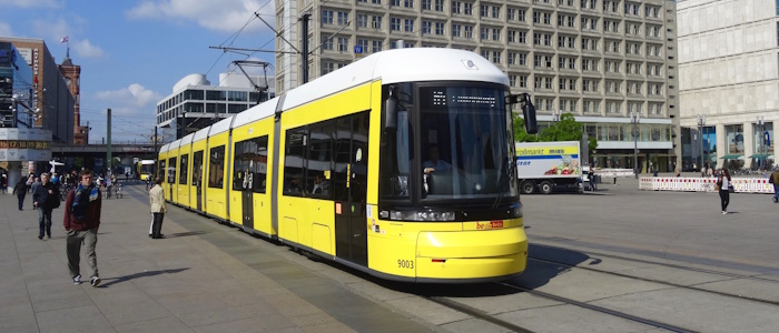 Tram at Alexanderplatz